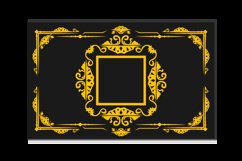 Vintage paper template card design background Product Image 2