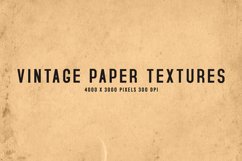 Vintage Paper Textures Product Image 1