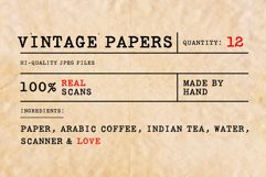 Vintage Paper Textures Product Image 1