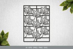 Vintage Papercut Stencil Autumn Product Image 1