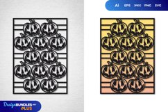 Vintage Papercut Stencil Halloween Pumpkin Product Image 1