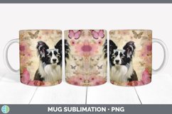 GorgeousDecoupage Papillons Mug Wrap design.