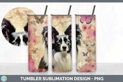 GorgeousDecoupage Papillons Tumbler design.