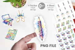 Vintage Pastel Classroom Sticker Product Image 1