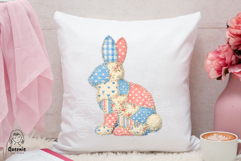 Vintage Patchwork Easter Bunny Cottagecore Spring Product Image 4