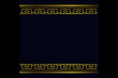 Vintage pattern border luxury gold decor Product Image 2