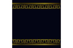 Vintage pattern border luxury gold decor Product Image 1