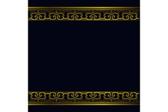 Vintage pattern border luxury gold decor Product Image 1