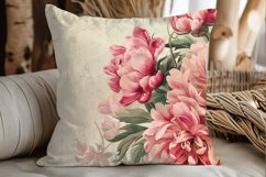 Vintage Peonies Flowers Seamless Digital Paper Bundle Product Image 2