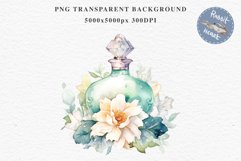 Vintage Perfume Watercolor Clipart PNG Collage Nursery Art Toilet  Transparent Print for invitation collage designs sublimation kids printable digital files watercolor Vintage Perfume bottles png clipart,  jpeg sublimation clip art, nursery wall art