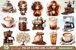Vintage Girl, Retro, Retro Girl ,Beautiful Girl, Coffee Lovers, Retro Coffee, Coffee Cup, Coffee, Coffee Design, Coffee, Watercolor Coffee, Vector Coffee, Wall Art, Wall Art, Coffee Art, Coffee Watercolor Clipart, Coffee Bundle, Coffee Stickers, Coffee Il