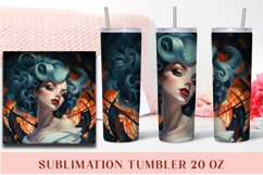 Anime Girl Tumbler Sublimation Tumbler Wrap Product Image 1