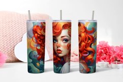 Anime Girl Tumbler Sublimation Tumbler Wrap Product Image 2