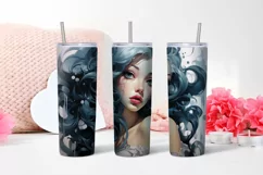 Anime Girl Tumbler Sublimation Tumbler Wrap Product Image 2