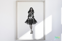 Vintage Pin up Girl Halloween Product Image 2