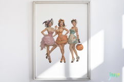 Vintage Pin up Girl Halloween Product Image 2