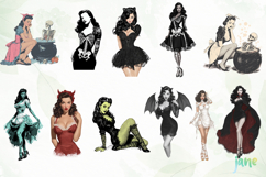 Vintage Pin up Girl Halloween Product Image 2