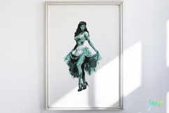 Vintage Pin up Girl Halloween Product Image 2