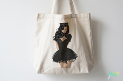 Vintage Pin up Girl Halloween Product Image 3