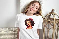 Vintage Pin-Up Girl Sublimation Product Image 3