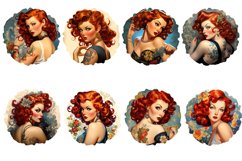Vintage Pin-up Girl Sublimation png Product Image 2