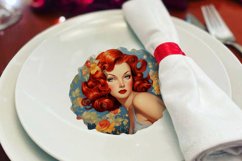 Vintage Pin-up Girl Sublimation png Product Image 3