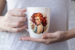 Vintage Pin-up Girl Sublimation png Product Image 4