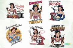 Vintage Pin-Up Kitchen Quotes Product Image 6