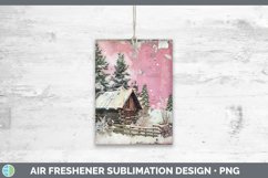 GorgeousVintage Pink Christmas Air Freshener design.