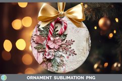 GorgeousVintage Pink Christmas Ornament design.