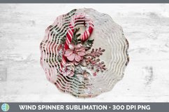 GorgeousVintage Pink Christmas Wind Spinner design.