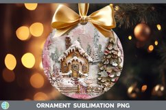 GorgeousVintage Pink Christmas Ornament design.