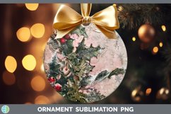 GorgeousVintage Pink Christmas Ornament design.