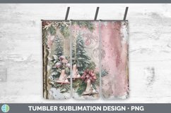 GorgeousVintage Pink Christmas Tumbler design.