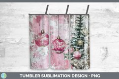 GorgeousVintage Pink Christmas Tumbler design.