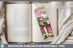GorgeousVintage Pink Christmas Bookmark design.