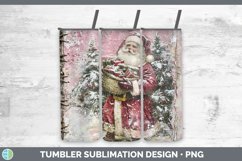 GorgeousVintage Pink Christmas Tumbler design.