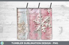 GorgeousVintage Pink Christmas Tumbler design.