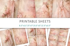 Lace Digital Paper, Shabby Chic, Printable Paper Product Image 1
