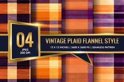 Vintage Plaid Flannel Texture Digital Paper, Vintage Pattern Product Image 1