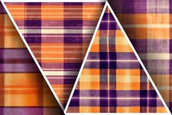 Vintage Plaid Flannel Style Material Texture Digital Paper Product Image 2