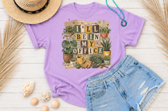 Vintage Plant Lover PNG, Farmhouse Highland Cow PNG Product Image 2
