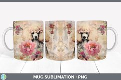 GorgeousDecoupage Poodles Mug Wrap design.