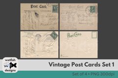 Vintage Post Cards for Crafting, Sublimation &amp; Scrapbooking Product Image 1