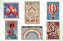 Vintage Postage Stamps Sublimation Bundle Product Image 4