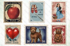 Vintage Postage Stamps Sublimation Bundle Product Image 6