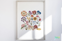 Vintage Pressed Flowers Clipart Bundle Product Image 5