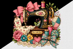 Vintage tumbler, mug wrap, clipart sublimation design Product Image 2