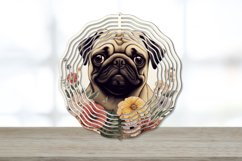 Vintage Pug Dog Wind Spinner,Decoupage Pugs Wind Spinner, Wind Spinner Love,Vintage Dogs Wind Spinner, Vintage Pug Dog Spinner, Decoupage Pugs Spinner, Vintage Dogs Spinner, Alt Wind Spinner, Sublimation Vintage Pug Dog, Sublimation Wind Spinner,