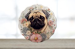 Vintage Pug Dog Wind Spinner,Decoupage Pugs Wind Spinner, Wind Spinner Love,Vintage Dogs Wind Spinner, Vintage Pug Dog Spinner, Decoupage Pugs Spinner, Vintage Dogs Spinner, Alt Wind Spinner, Sublimation Vintage Pug Dog, Sublimation Wind Spinner,
